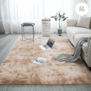 Thảm lông trải sàn phòng khách đẹp mịn