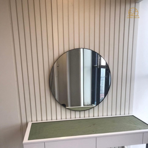 Gương treo tường tròn nhà tắm